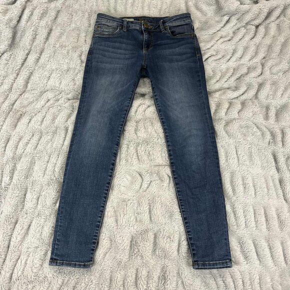 KUT from the Kloth Jeans Women 0P Toothpick Skinny Dark Wash Stretch Denim - Picture 1 of 9